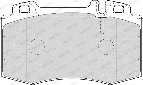 Brake Pad Set, disc brake (FD7008A)