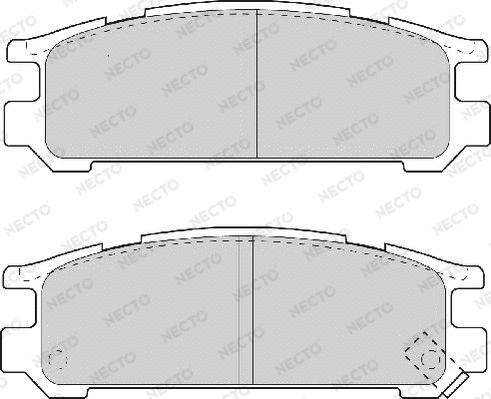 Brake Pad Set, disc brake (FD6708A)