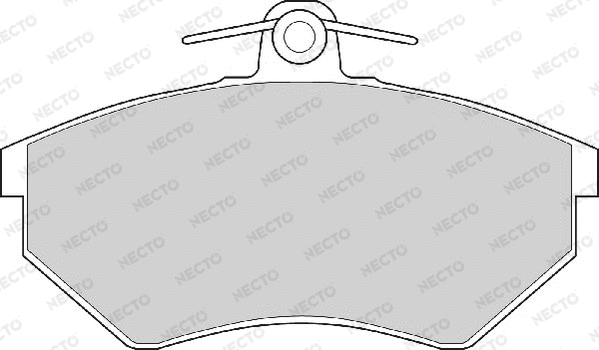 Brake Pad Set, disc brake (FD6489A)