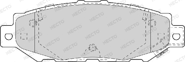 Brake Pad Set, disc brake (FD7094A)