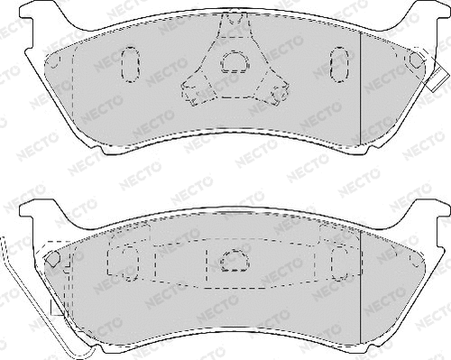 Brake Pad Set, disc brake (FD7006A)