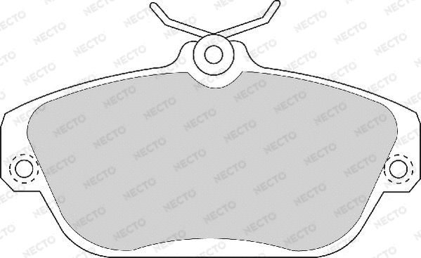 Brake Pad Set, disc brake (FD6478A)