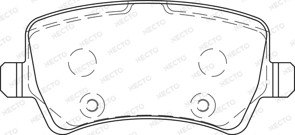 Brake Pad Set, disc brake (FD7438A)