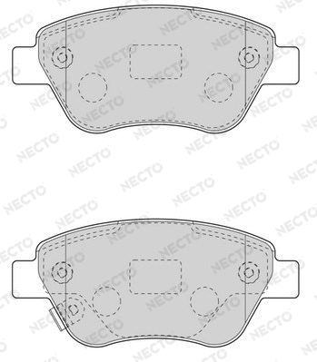 Brake Pad Set, disc brake (FD7594A)