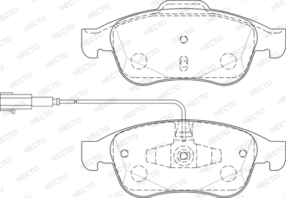 Brake Pad Set, disc brake (FD7499A)