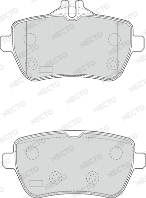 Brake Pad Set, disc brake (FD7641A)