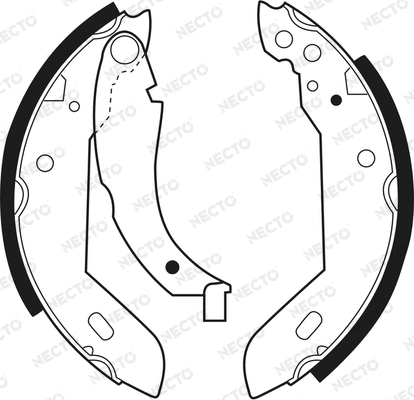 Brake Shoe Set (N1173)