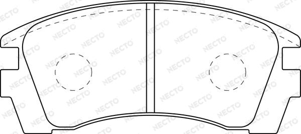Brake Pad Set, disc brake (FD7040A)