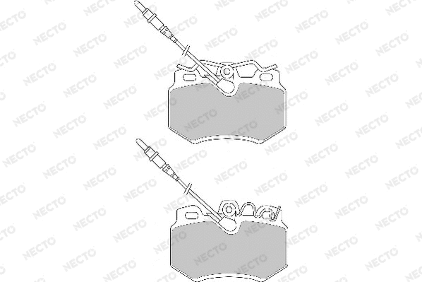 Brake Pad Set, disc brake (FD6438A)