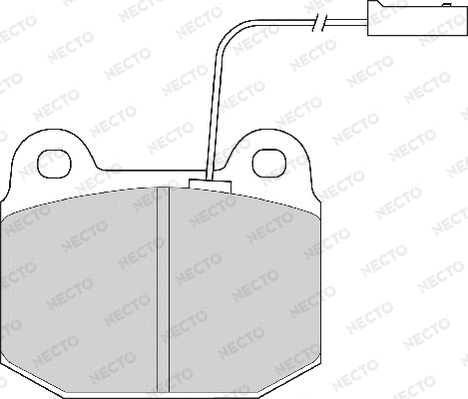 Brake Pad Set, disc brake (FD6468A)