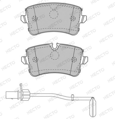 Brake Pad Set, disc brake (FD7535A)