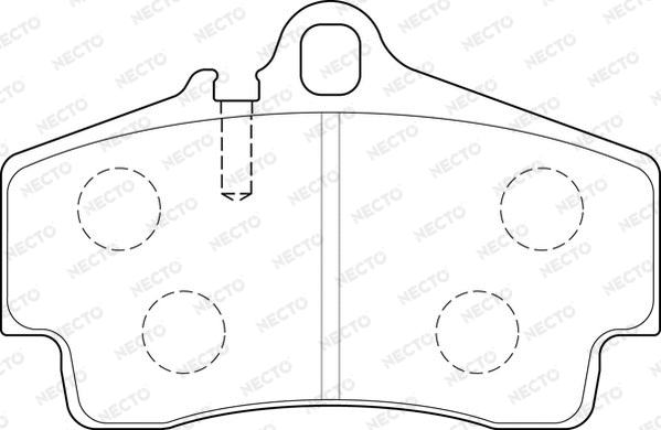 Brake Pad Set, disc brake (FD7221A)