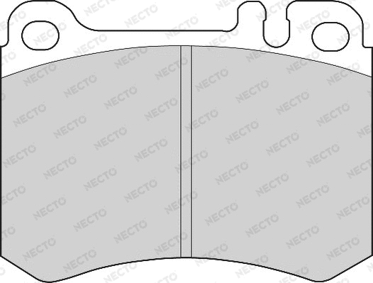 Brake Pad Set, disc brake (FD6668A)