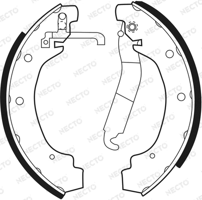 Brake Shoe Set (N1341)