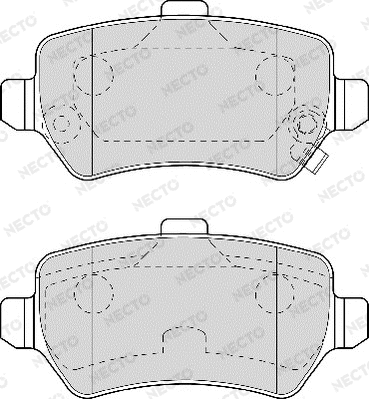 Brake Pad Set, disc brake (FD6955A)