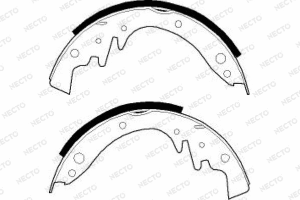 Brake Shoe Set (N1590)