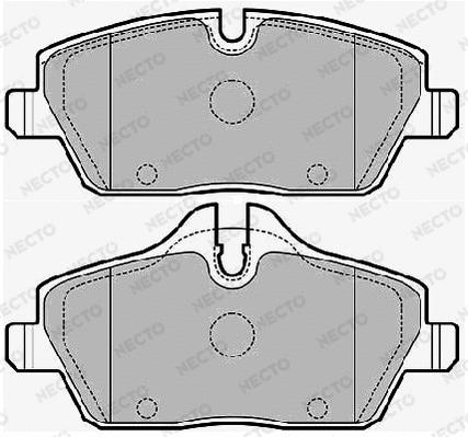Brake Pad Set, disc brake (FD7164A)