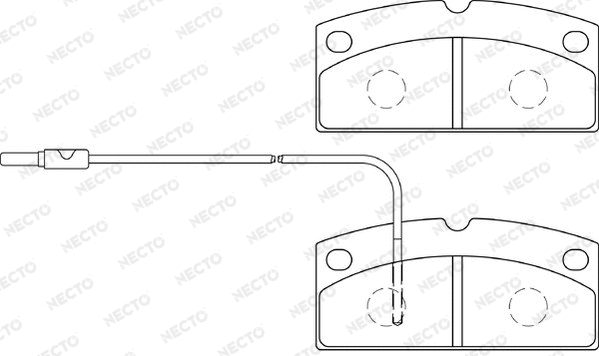 Brake Pad Set, disc brake (FD7474A)
