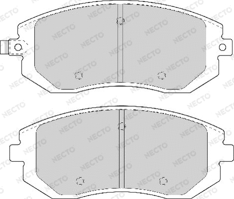 Brake Pad Set, disc brake (FD7077A)