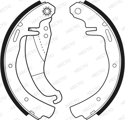Brake Shoe Set (N1336)