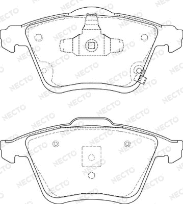 Brake Pad Set, disc brake (FD7385A)