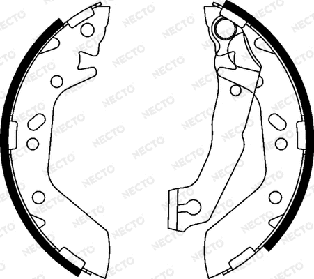 Brake Shoe Set (N1679)