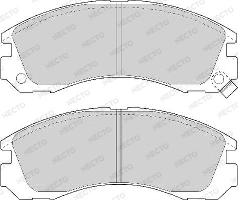 Brake Pad Set, disc brake (FD6575A)