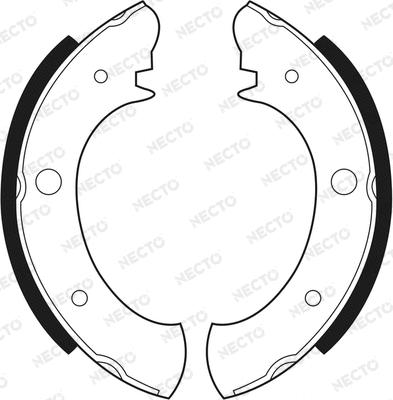 Brake Shoe Set (N1407)