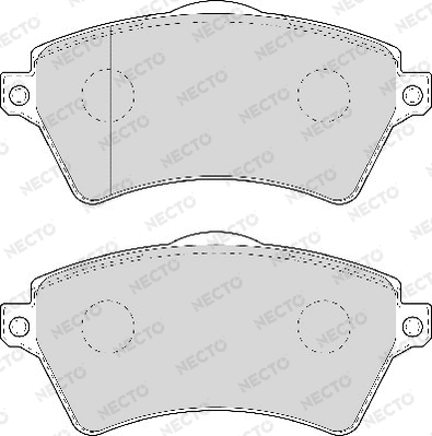 Brake Pad Set, disc brake (FD7000A)