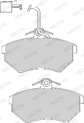 Brake Pad Set, disc brake (FD6662A)