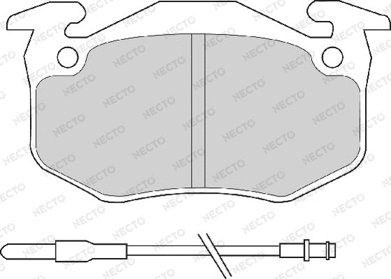 Brake Pad Set, disc brake (FD697A)