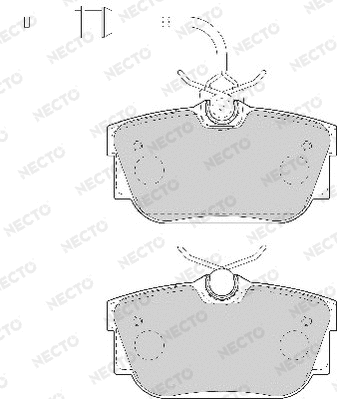Brake Pad Set, disc brake (FD6997A)
