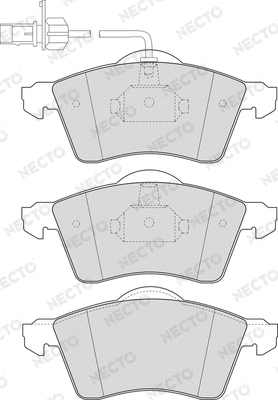Brake Pad Set, disc brake (FD6946V)