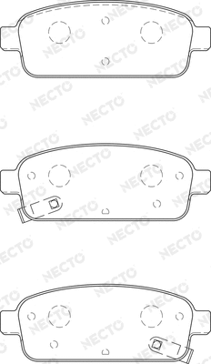 Brake Pad Set, disc brake (FD7455A)