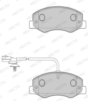 Brake Pad Set, disc brake (FD7510V)
