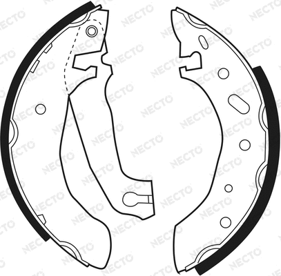Brake Shoe Set (N1367)