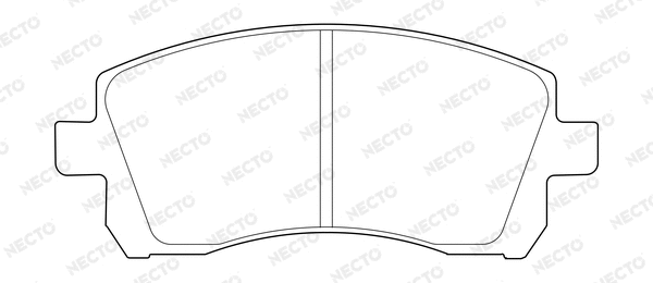 Brake Pad Set, disc brake (FD7218A)