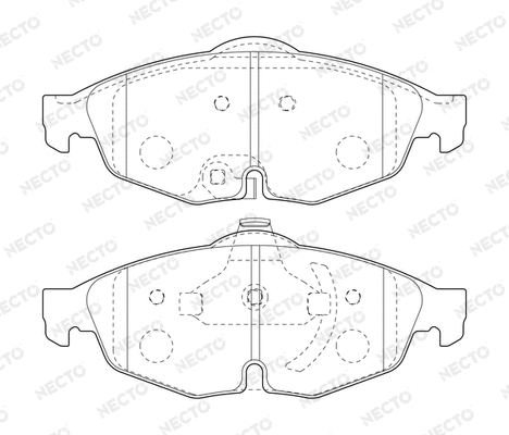 Brake Pad Set, disc brake (FD7030A)