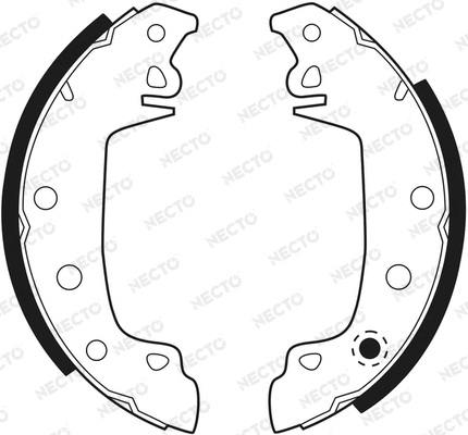 Brake Shoe Set (N1033)