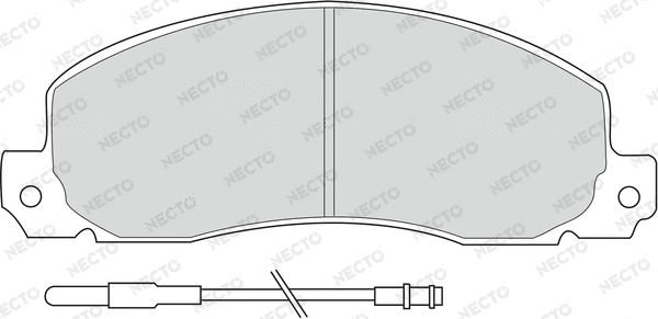 Brake Pad Set, disc brake (FD6091V)