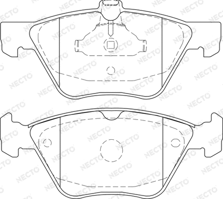 Brake Pad Set, disc brake (FD7473A)