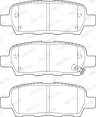 Brake Pad Set, disc brake (FD7514A)