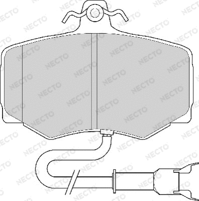 Brake Pad Set, disc brake (FD6362A)