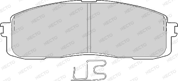 Brake Pad Set, disc brake (FD6559A)