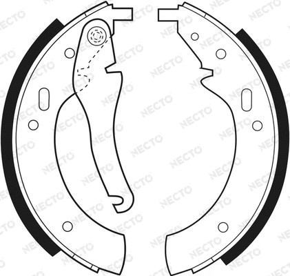 Brake Shoe Set (N1163)