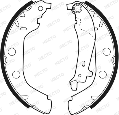 Brake Shoe Set (N1537)