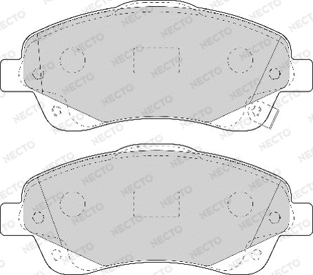 Brake Pad Set, disc brake (FD7109A)