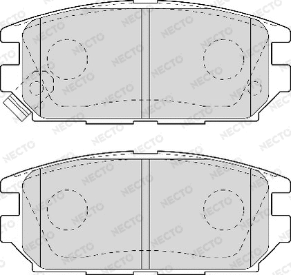 Brake Pad Set, disc brake (FD6943A)