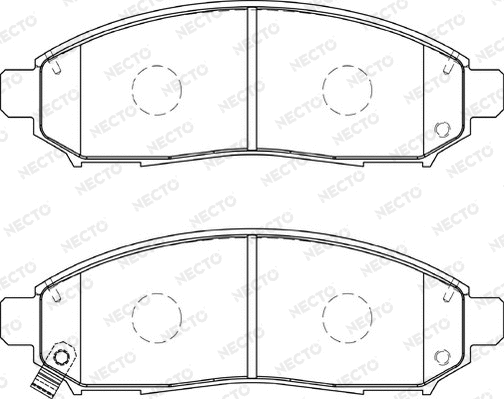 Brake Pad Set, disc brake (FD7364A)