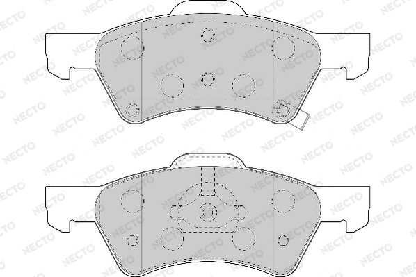 Brake Pad Set, disc brake (FD7003A)